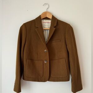 SOLD Wool-Blend Blazer | Anthropologie Cartonnier | 8